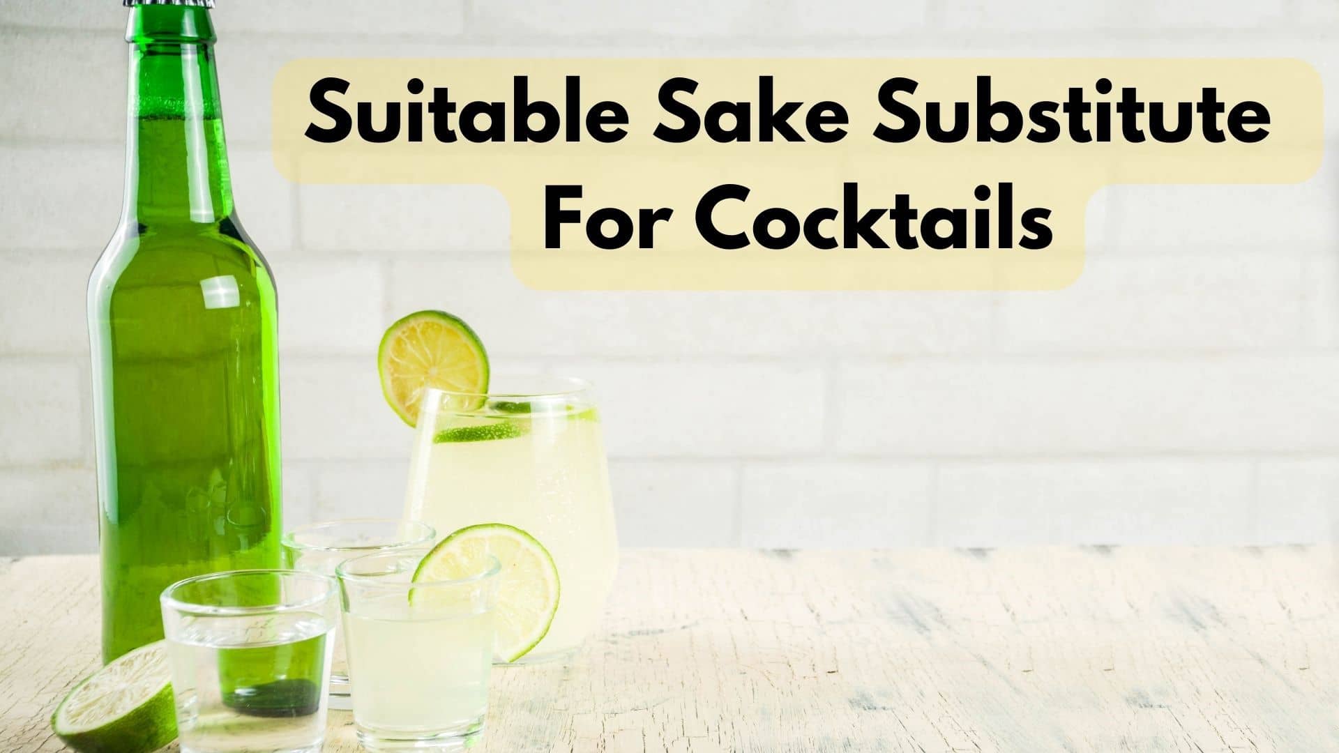 Is There Any Suitable Sake Substitute For Cocktails